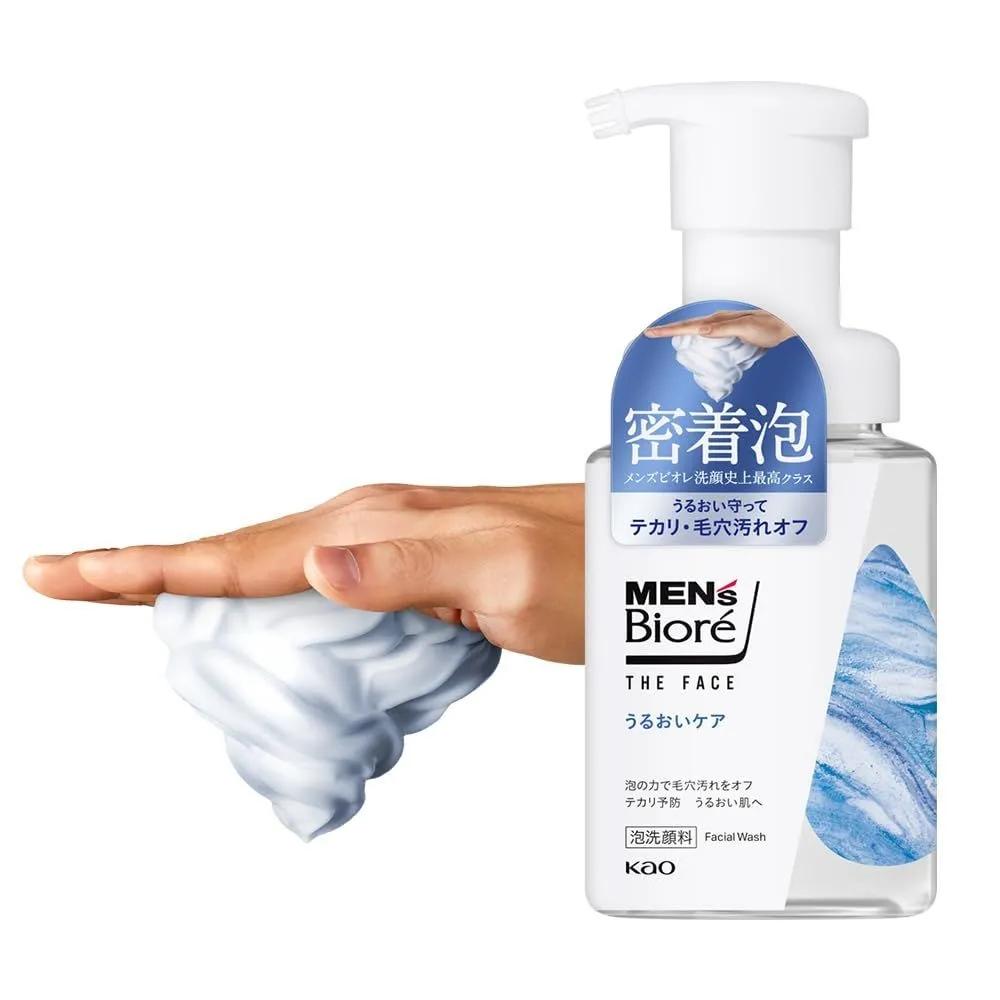 

Biore Men s The Face Cleansing Foam Foaming Cleanser Moisture Care 200ml 4-Piece Set