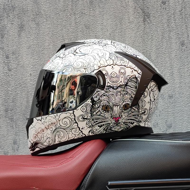 LVS tam yüz kask Casco Moto Capacete motosiklet kaskı yarış kaskı Casque Moto tam yüz Kask downhill DOT
