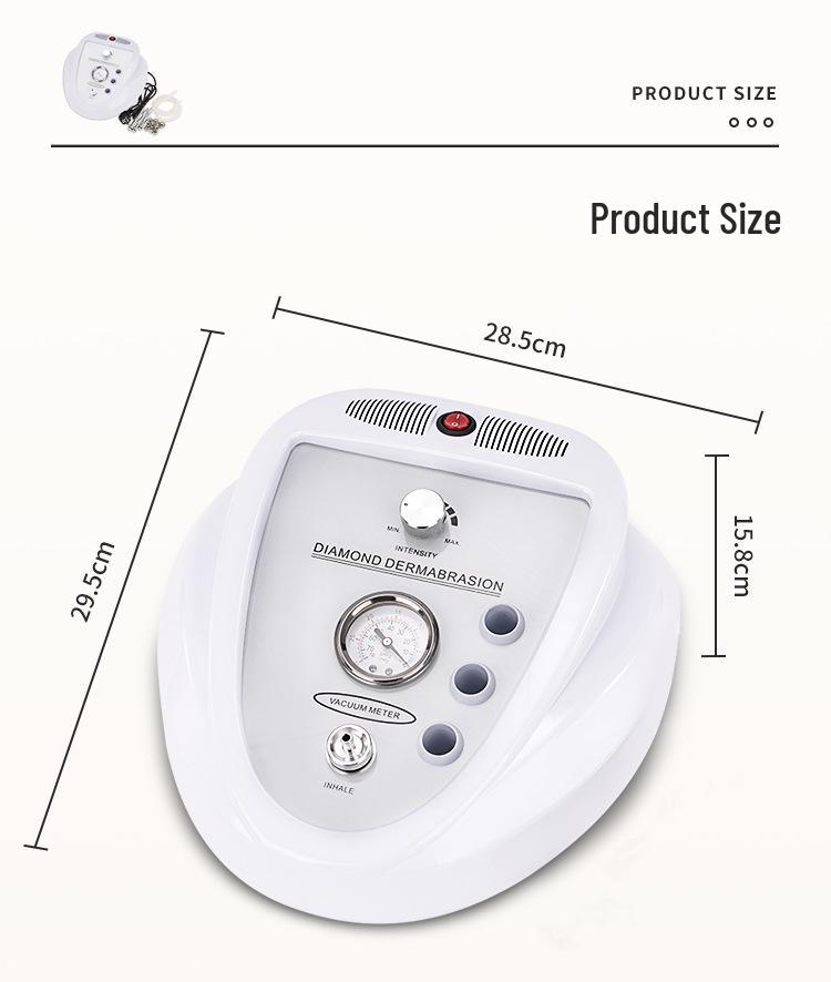 Diamond Microdermabrasion Machine: Desktop Skin Cleaning & Exfoliation Instrument for Rejuvenation.