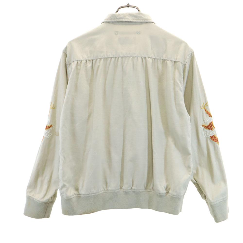AVIREX Zip Jacket L Grege Women Used