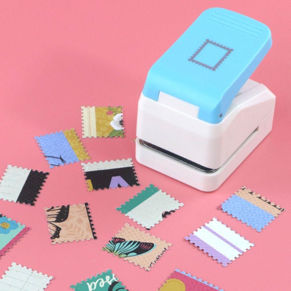 Labor Saving Stamp Border Punch 2.87x2.39cm Stamp Shape Hole Punch Toothed Puncher Embosser Craft