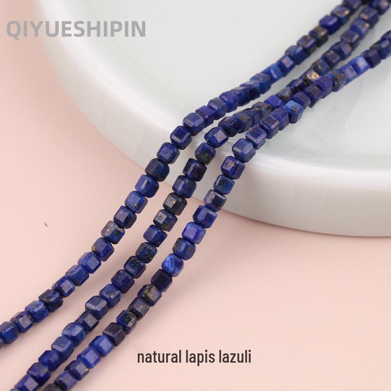 

Натуральная черная шпинель 2 мм, маленькие кристальные бусины в форме кубиков сахара для DIY проектов 2.3mm Small Cube ≈165 pieces/strand