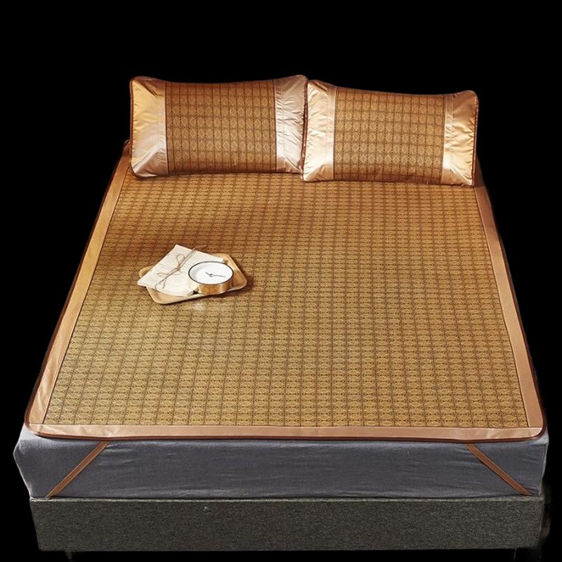 Faltbares Eis-Seiden-Doppelbett-Matten-Set