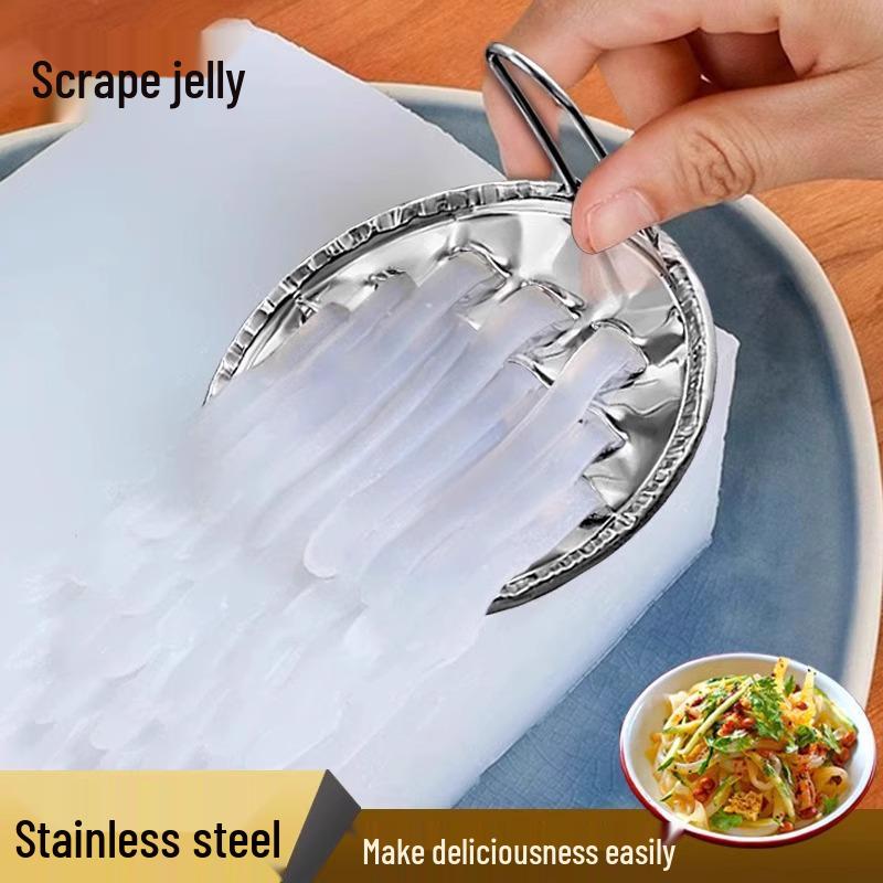 Eight-Piece Jelly Scraper & Grater Set – Large Size, Thickened Design