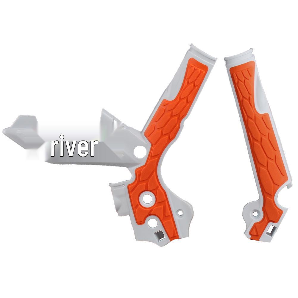 

KTM SX/SXF/XC/XCF Frame Protector (Two-Color) for 11-15 Models, EXC 12 Compatible.