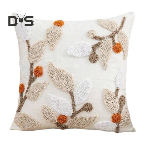 

Наволочка контрастного цвета в стиле бохо, 3D-цветочный декор для дома, офиса, вечеринки, спальни, автомобиля, гостиной, дивана, наволочка A