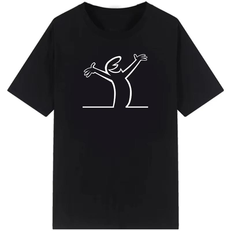 New Happy Fashion T Shirts Cartoon TV Unisex Women Style Streetwear Tee Round Neck Casual Tops