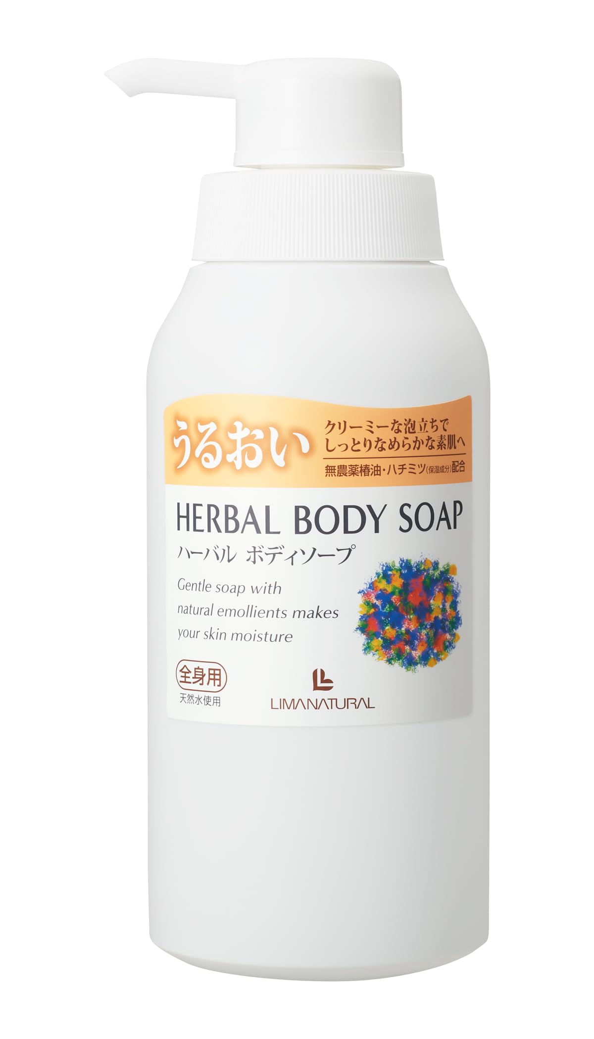 LIMANATURAL Organic Herbal Body Soap 400mL белый