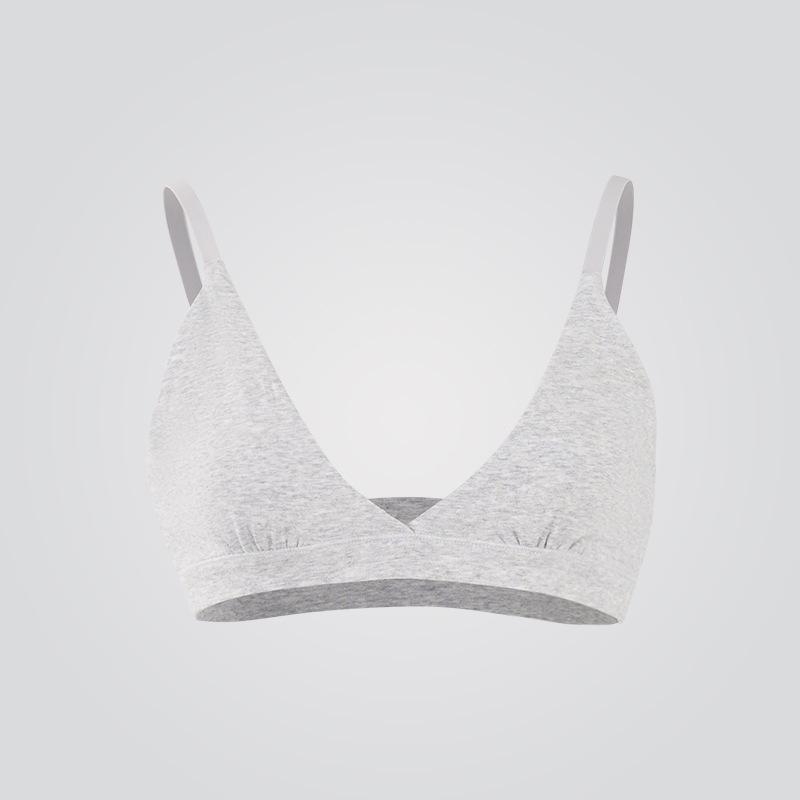 Comfort Pure Cotton Deep V Wireless Triangle Bralette