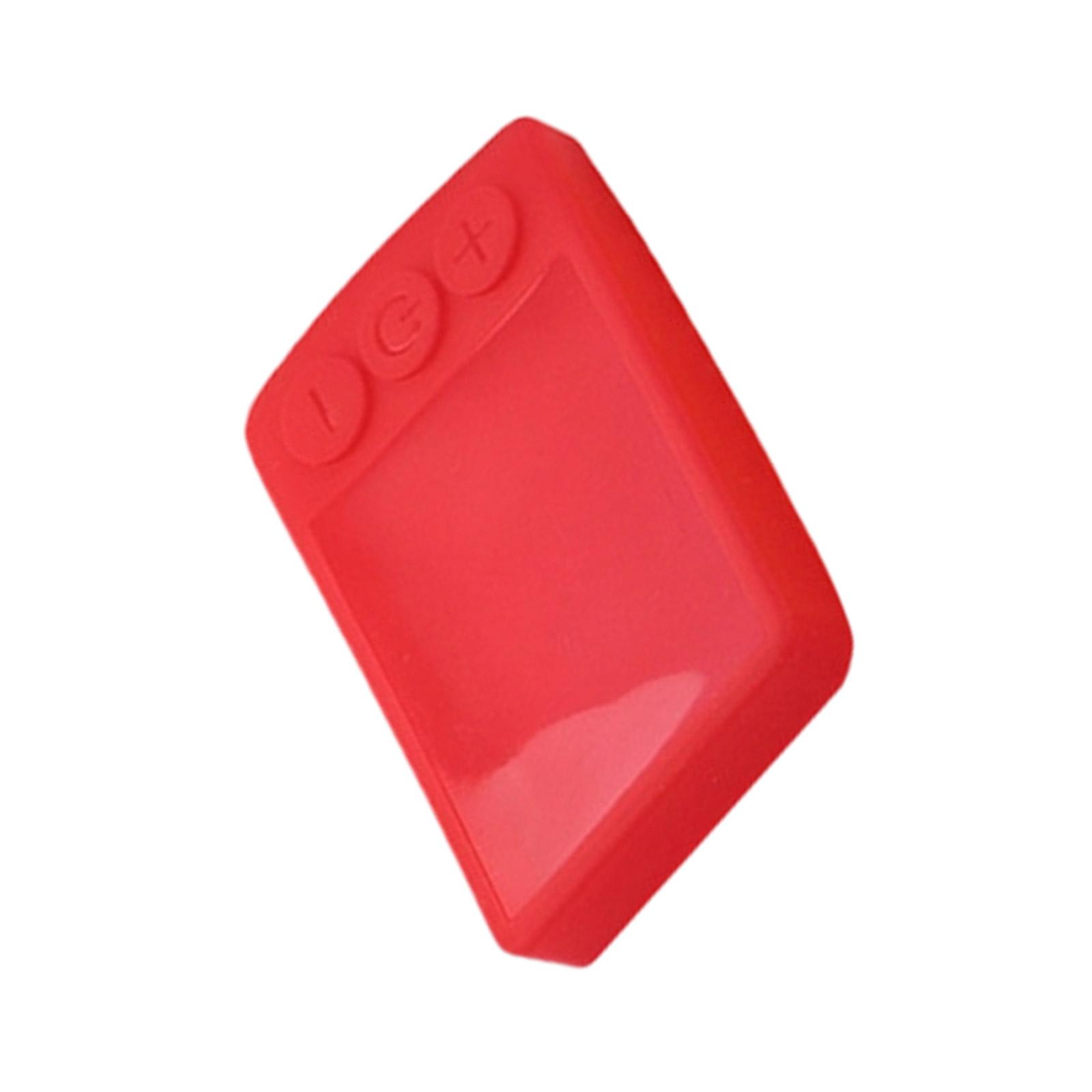 

Силиконовый чехол для прибора Электрический самокат Водонепроницаемый защитный чехол Чехол для приборной панели Аксессуары для электрического самоката красный