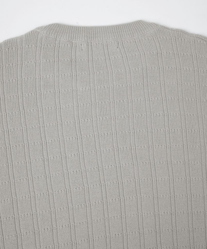 BIRBANTE Washable Cotton Square Round Knit - Ivory