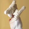Cartoon cute puppy plush grab clip female disc hair back head hairpin large shark clip headdress