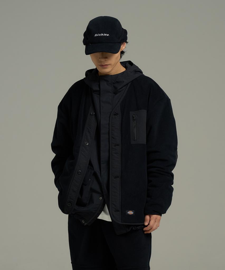 Dickies Polartec Fleece Jacket Cardigan Black