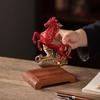 Ceramic 2026 Chinese Red Horse Statue - Success Omen Horse Figurine, Office Desk Decor, Feng Shui Wealth success Ornament Gift