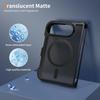iPhone 18 Pro Fold Magnetic Frosted Semi-Transparent Protective Case