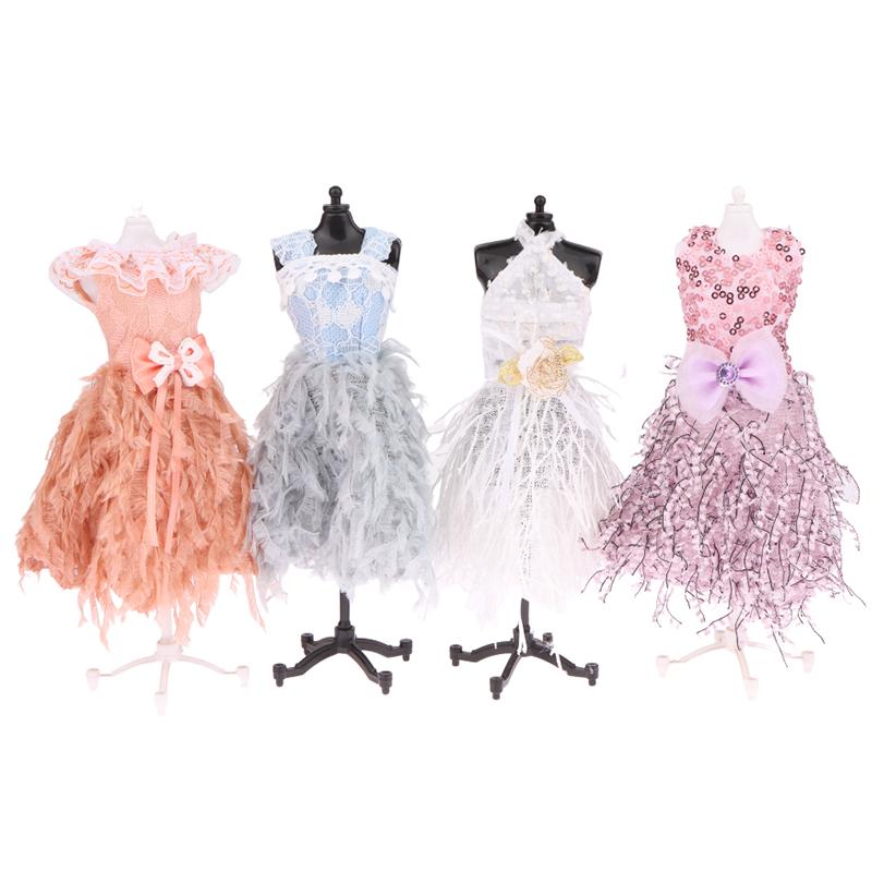 Doll Clothes For 30Cm Doll Clothes Evening Gown Trailing Skirt Wedding Dress Princess Dress Dollhouse Decor Accessories