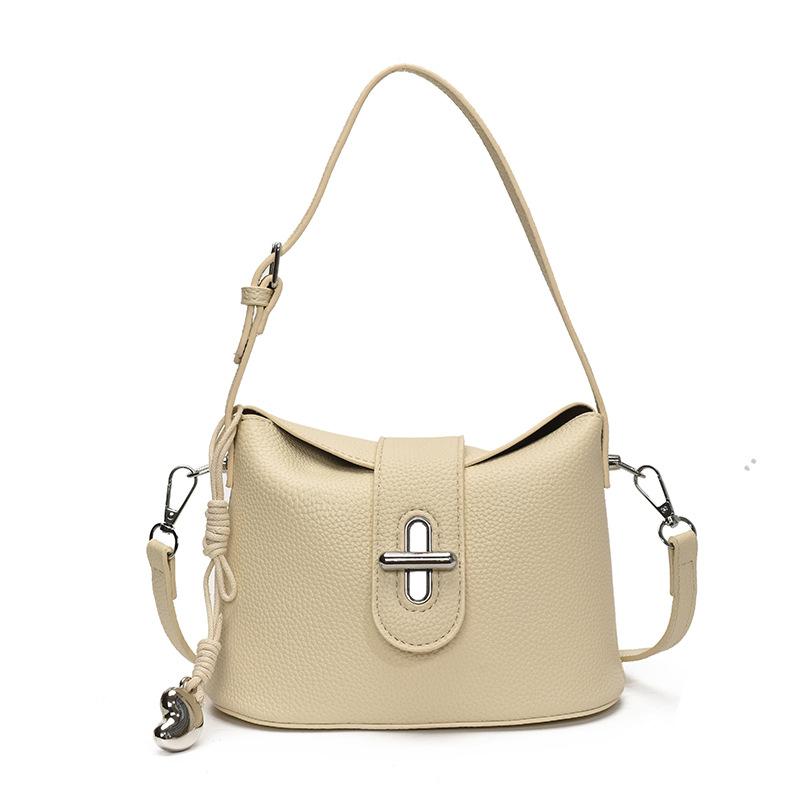 Niche Texture Bag Women's New Hand Carry Handbag Fashionable Simple Casual Underarm Bag Single Shoulder Messenger Bag