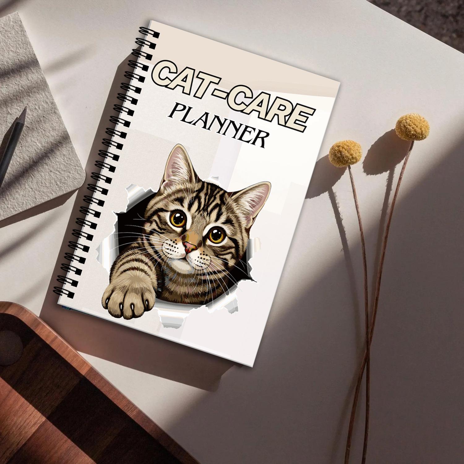 Cross-Border Cat Care Planner: Cute Daily Record for Your Pet