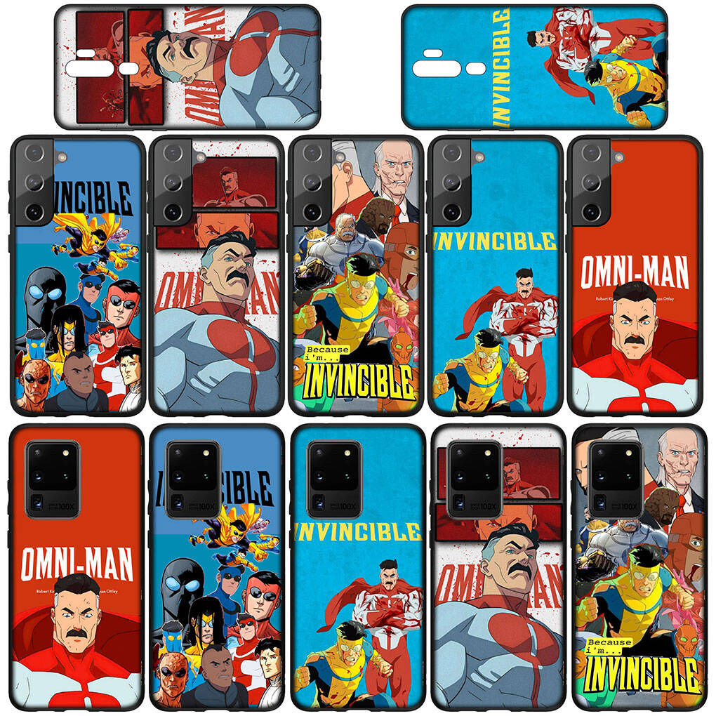Phone Case for iPhone 17 16 15 Plus X Huawei P30 P20 Lite Redmi Note 14 12 11 13 Pro Max OPPO A60 A80 A40 A18 A38 Omni Man I-Invincibles Collage Cover