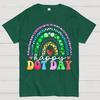 Happy International Dot Day Cotton Summer Casual Cool Loose T-Shirt