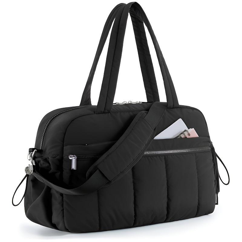 Yamashita Yutsuki Large Nylon Tote: Portable Women's Gym and Luggage Bag