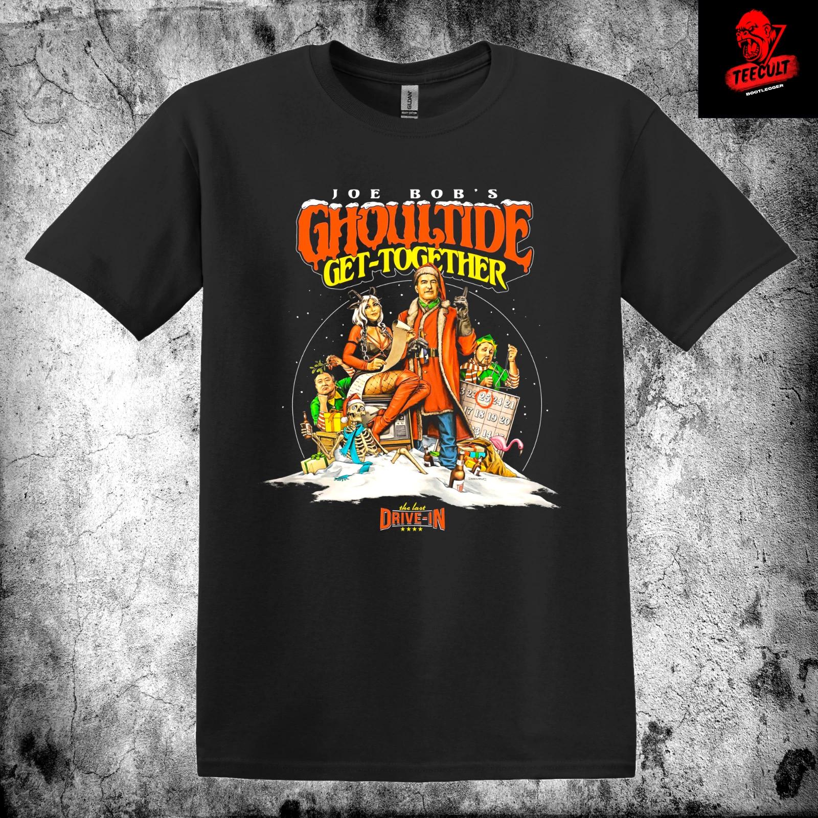 Men s and Women s T-shirts Ghoultide Get-together Horror Movie Retro Tee Unisex Cotton XS