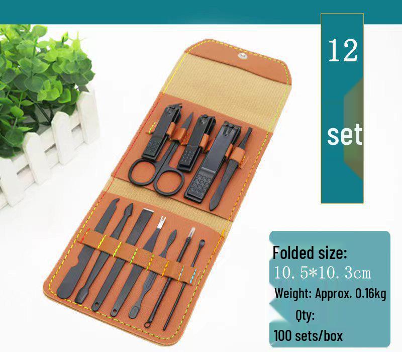 Stainless Steel 16-Piece Nail and Beauty Set
