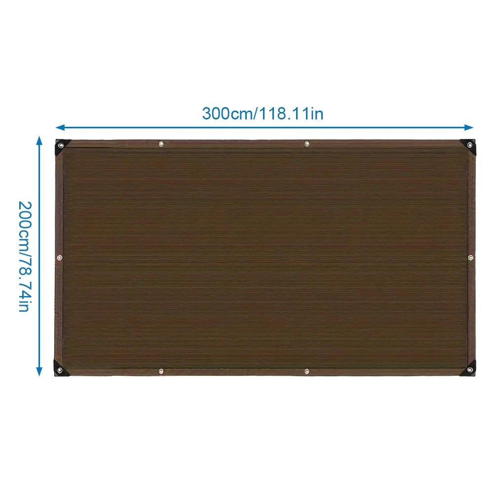Sunshade Net Rectangle HDPE Shade Trap with Grommets Shade Canopy Mesh for Patio Lawn Garden Pergola Plants Greenhouse Sun Shade