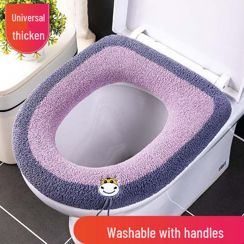 Universal Thickened Toilet Seat Cushion Cover for All Seasons