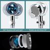 VILOYI Shower Head Water Saving High Pressure Handheld Turbo Propeller Showerhead Adjustable Water Flow Bathroom Filter Nozzle