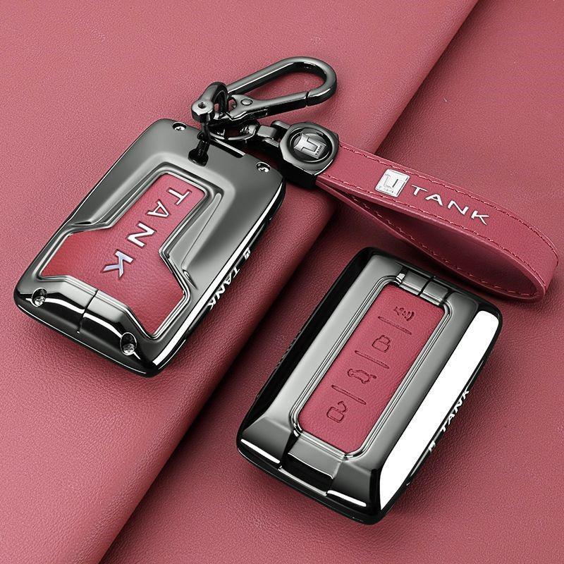 Tank 300 Key Case - Unisex Metal Shell Buckle, Full Coverage, Special Challenger Edition