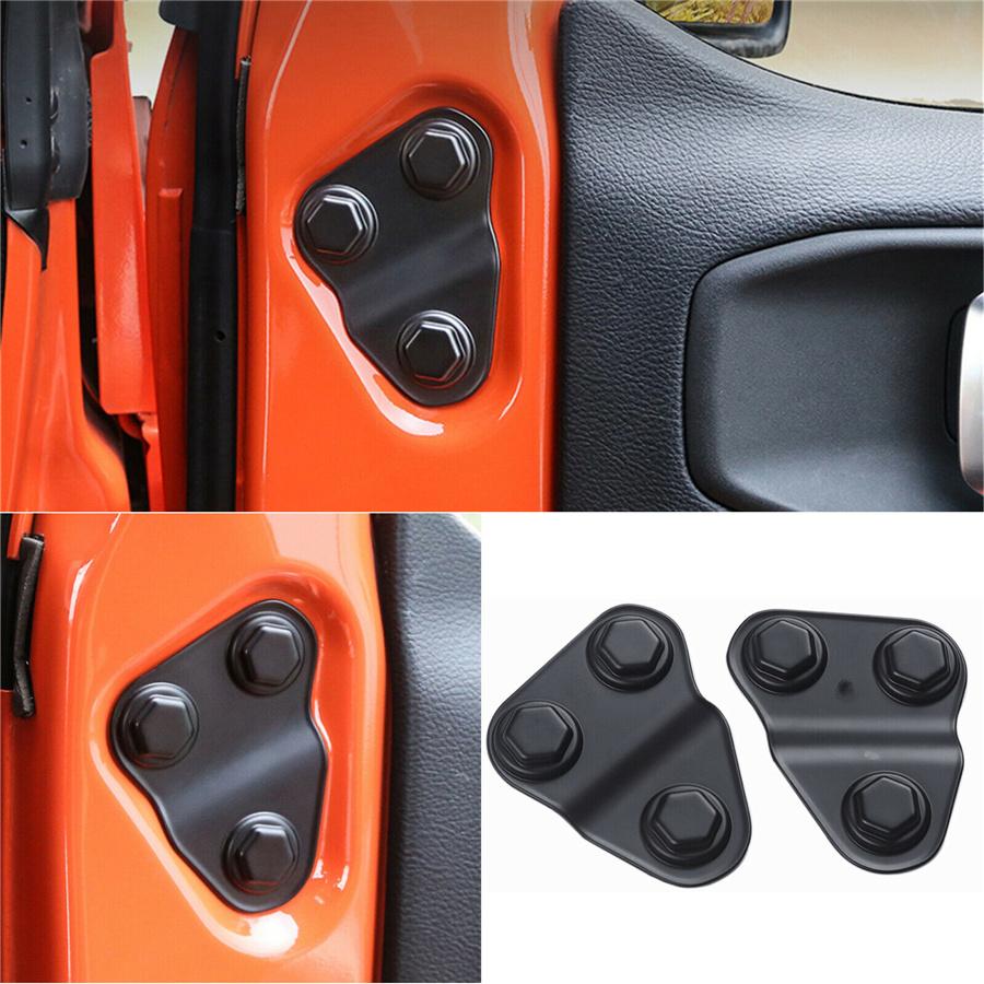 Door Lock Cover Screw Protector Trim For Jeep Wrangler JL JT Willys 2018-2021
