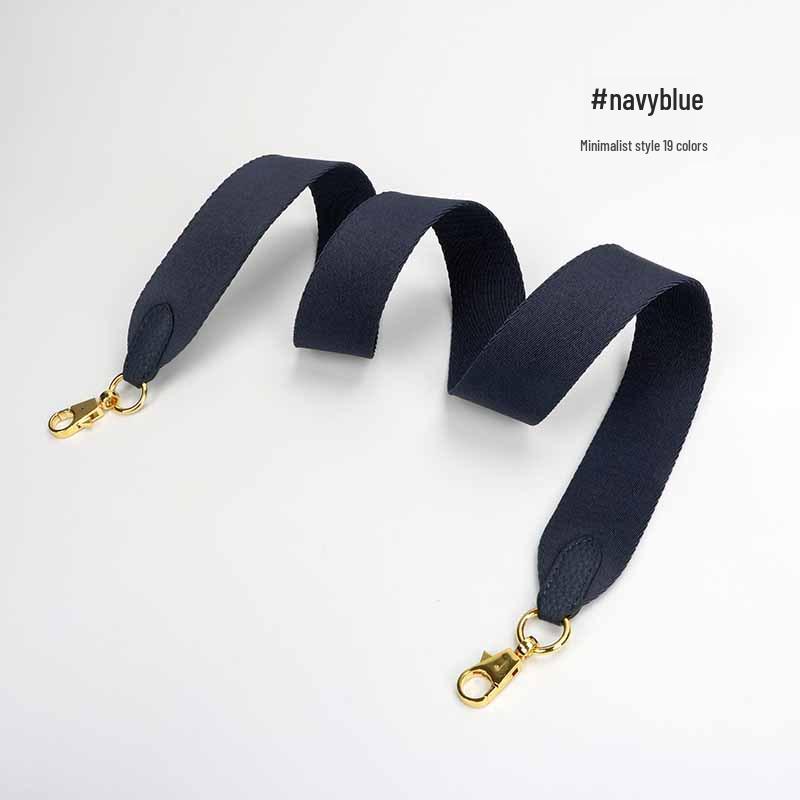 Evelyne Bucket Bag with Genuine Leather and Cotton Canvas Shoulder Strap