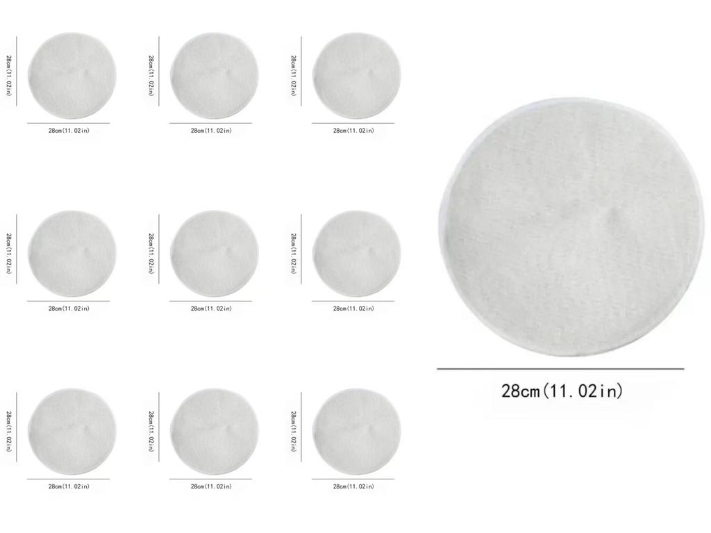 24/28/32CM Pure Cotton Steamer Cloth Household Drawer Cloth Steamed Rice And Bun Mat Round Cotton Gauze Kitchen Steamer