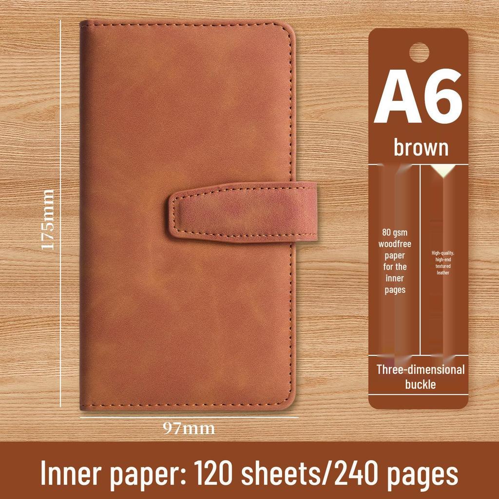 Customizable A6 Business Notebook with Logo Print - Portable Pocket-Size Notepad in Bag