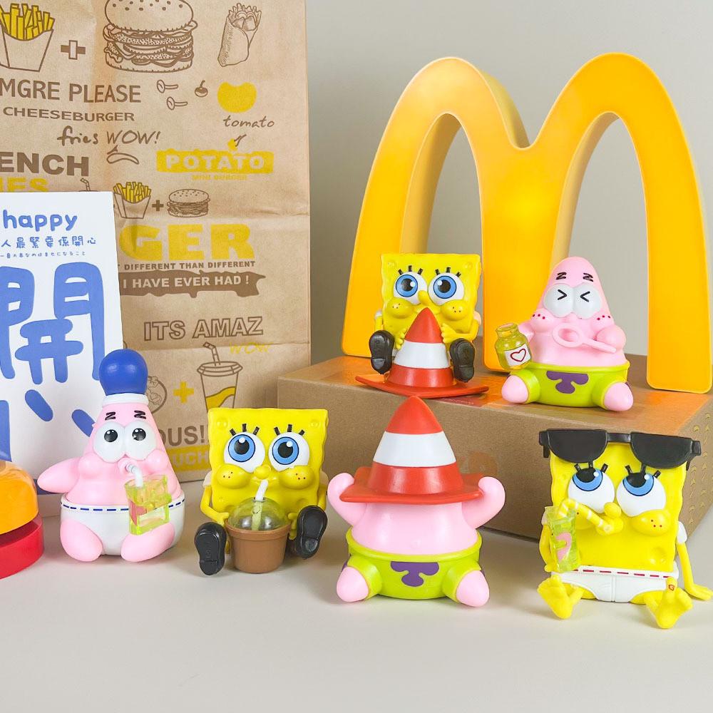 Squarepants And Spongebob Patrick Star Anime Model Ornament For Kids Gift