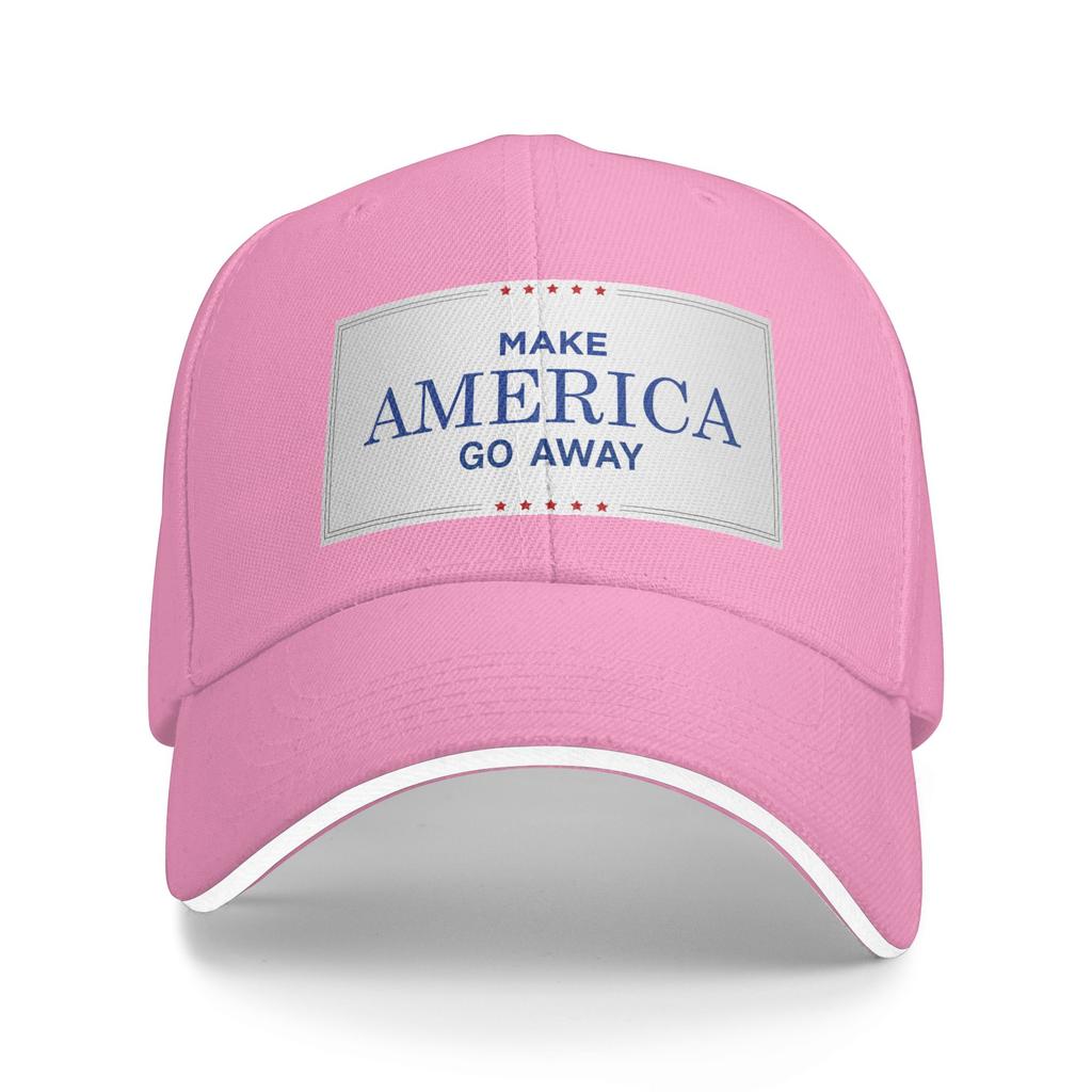 Make America Go Away Sandwich Baseball Cap Fashion Summer Funny Sarcasm Us Saying Snapback Cap Men Women Adjustable Adult Hat