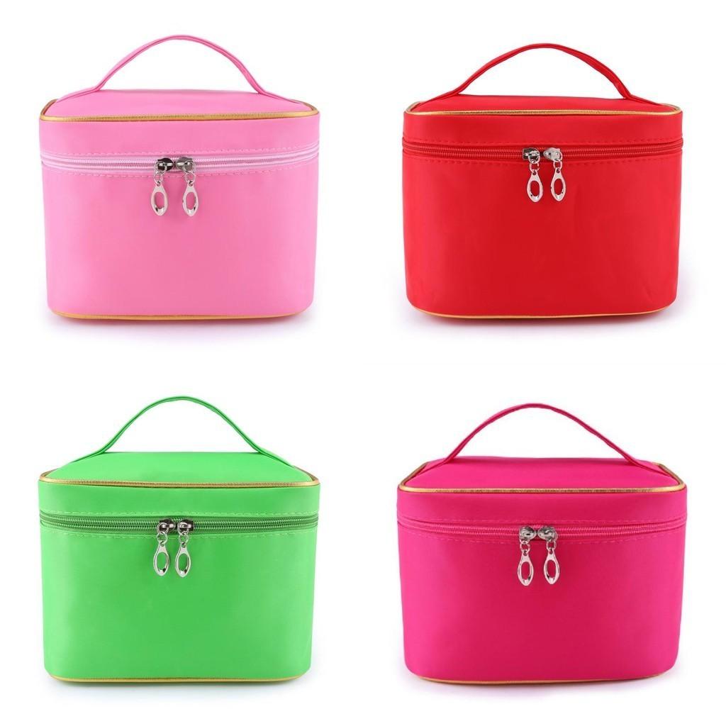 Damen Kosmetiktasche mit großer Kapazität, faltbar, tragbar, wasserdicht, Reise-Organizer