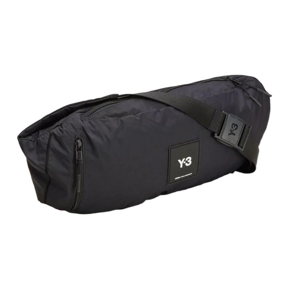 New Y 3 Nylon Sports Bag Crossbody Shoulder Bag Men's Black HD3328