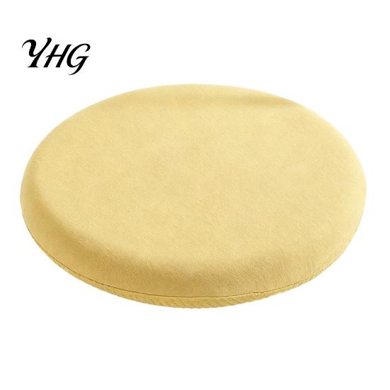 Cozy Fleece Seat Cushion for Winter Memory Foam Chair Cushion, Thickened Dining Pad with Straps, Replacement Wooden Chairs Non-Slip Backing, Washable