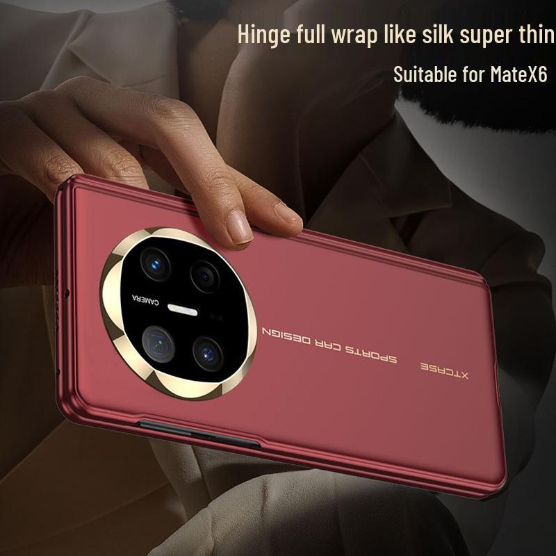 Huawei Mate X6 Ultra-Thin Magnetic Phone Case with Integrated Stand and Screen Film