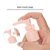 Travel Bottles Kit Clear Leakage Proof Empty Portable Toiletry Containers Set for Lotion Cream Shampoo Pink