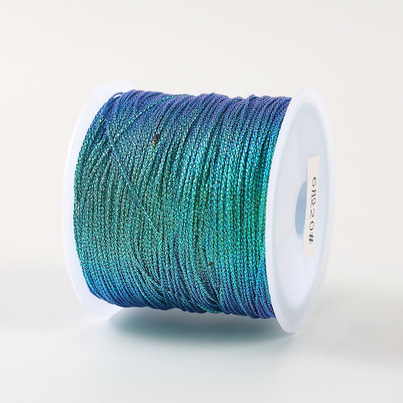 Iridescent Thread for DIY Weaving Jewelry: Bracelet, Necklace, Lanyard, 36912 Strands