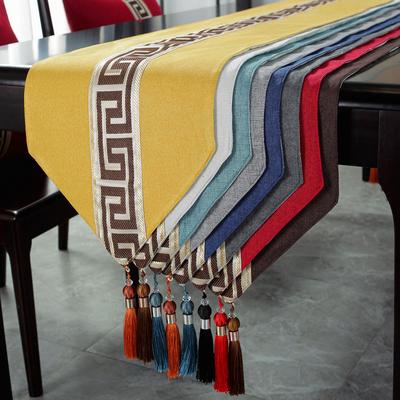 Camino de Mesa Zen Chino - Tela de Lujo para Ceremonia del Té y Mantel para Mesa de Café para Decoración de Sala de Estar