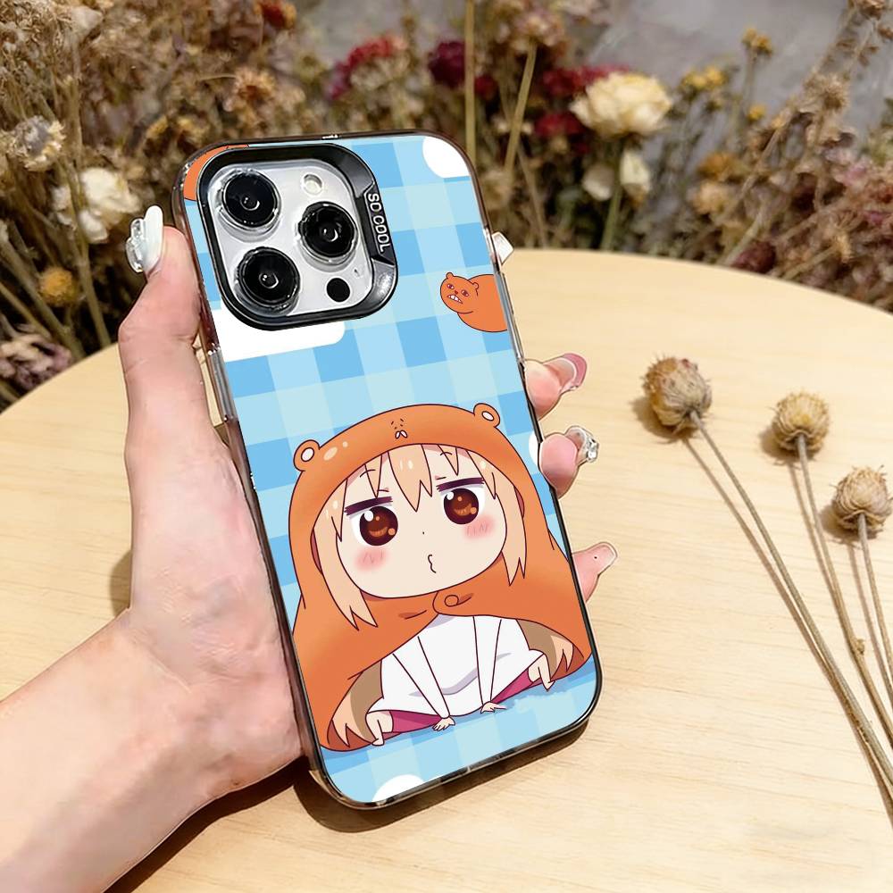 Himouto_ Umaru-chan Phone Case For iPhone 17,16,15,14,13,12,11 Plus,Pro Max,XS,Colorful Silver Black Cover