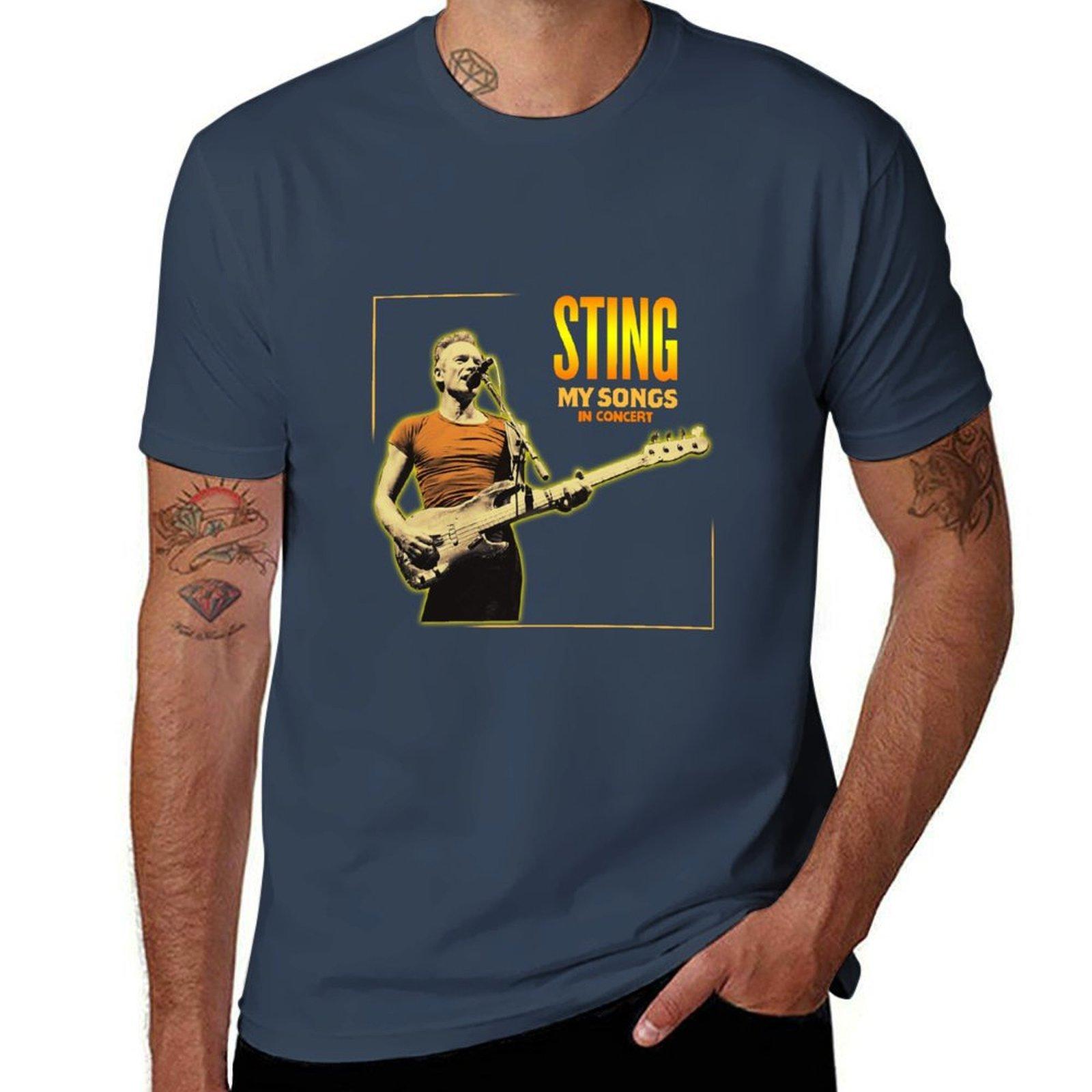 New Sting Tour My Song Tour Tshirt Lightweight Running Sports Tshirt S
