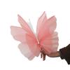 30/50cm Fake Butterfly Outdoor 3D Silk Yarn Butterfly  Wedding Party Decoration