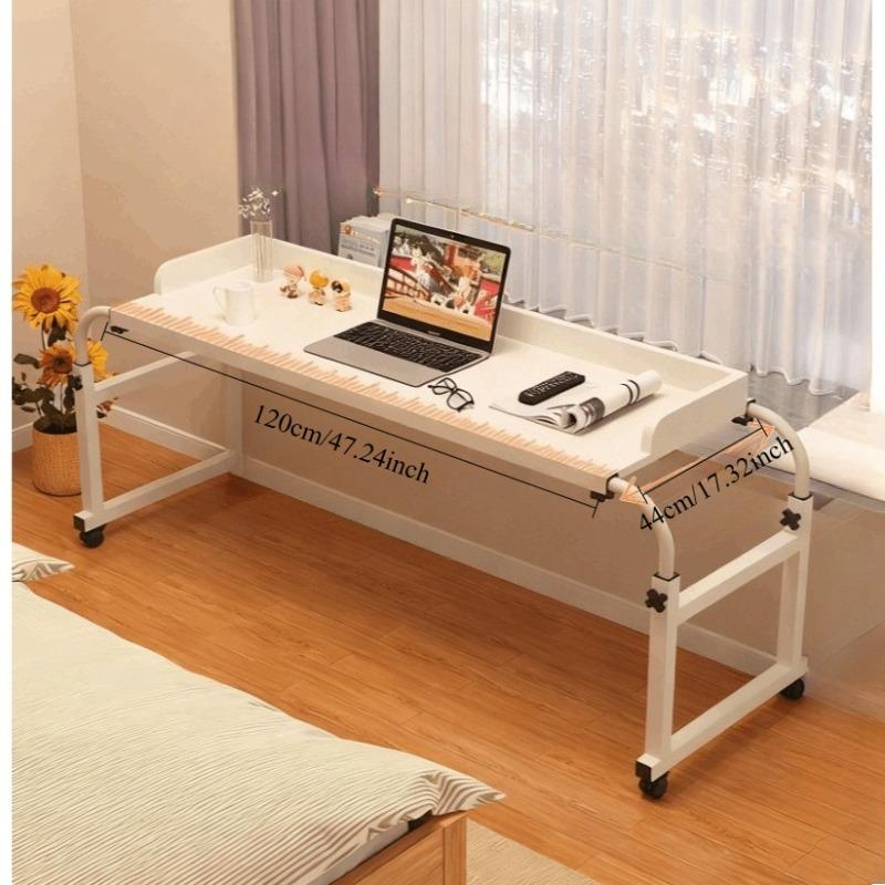 Height & Length Adjustable Movable Laptop Bed Table, Multifunctional Desk for Bed & Sofa Use