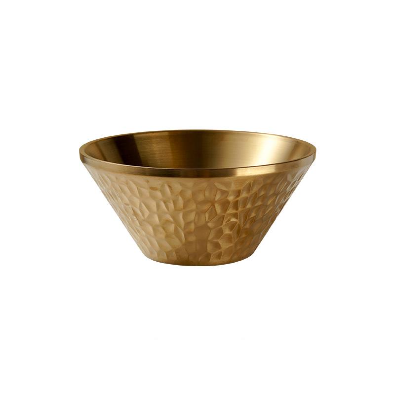 Korean Thicken Stainless Steel Salad Bowl Durable Double Layer Ramen Noodles Bowls Soup Fruit Bowls Kitchen Utensils