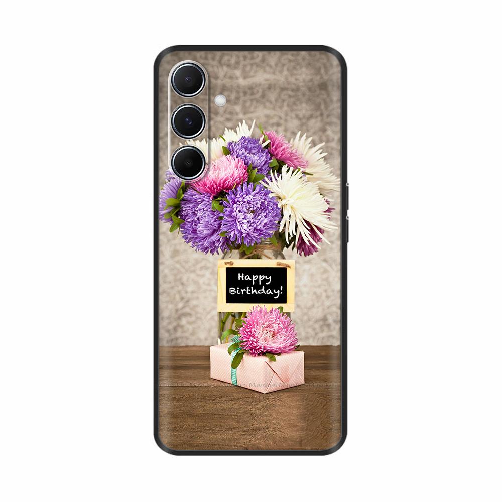 Silicon Phone Case For Samsung Galaxy A26 A36 A56 A16 5G Shockproof Shell Soft Black Painted Back Cover Fundas Cases Coque Para